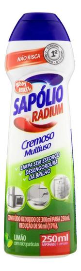 Imagem de Kit c/ 2 Sapolio Radium Cremoso Limao Bombril 250ml