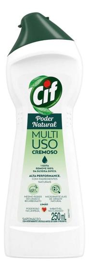 Imagem de Kit c/ 2 Saponaceo Cremoso Multiuso Limao Cif Poder Natural