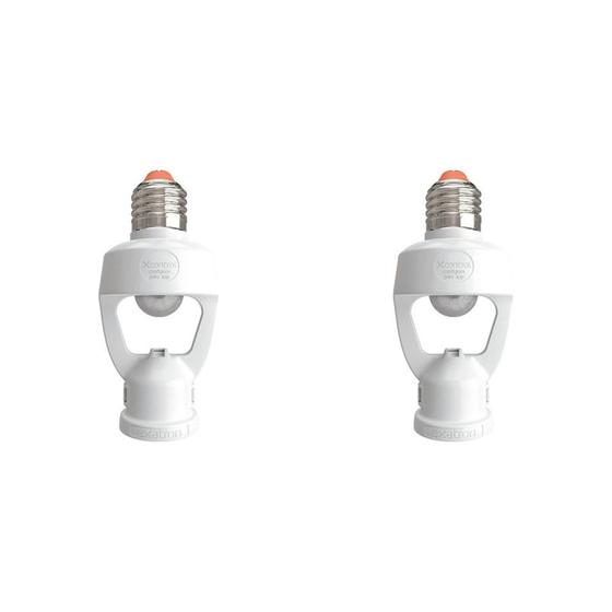 Imagem de Kit C/2 - Sensor Presenca Exatron C/Soquete E-27 Xc Bivolt