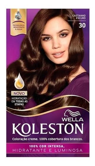 Imagem de Kit c/ 2 Tintura Wella Koleston Creme Escolha Wxz Cor 30