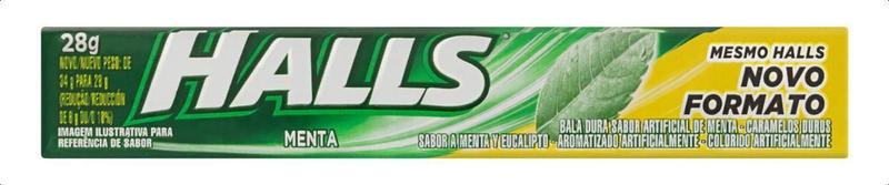 Imagem de Kit c/ 24 Bala Halls menta 28g