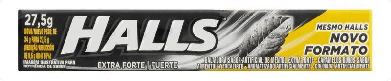 Imagem de Kit c/ 24 Bala Halls mentol extra forte 27.5 g