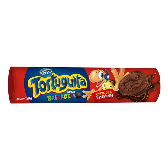 Imagem de Kit c/ 24 Biscoito Bolacha Recheado Tortuguita 120g -