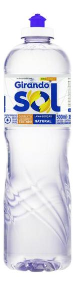 Imagem de Kit c/ 24 Detergente Girando Sol Natural liquido 500 mL