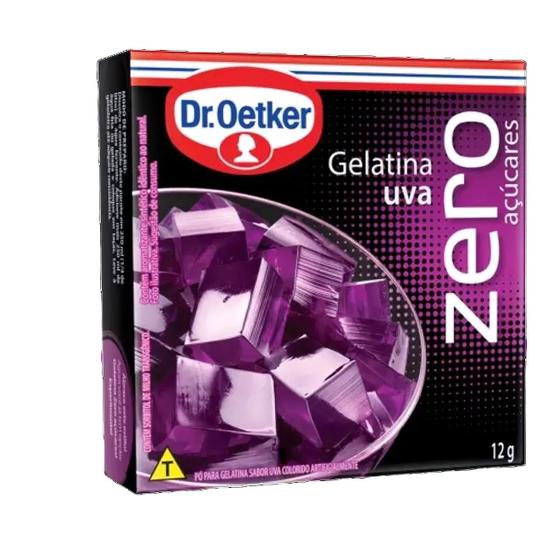 Imagem de Kit c/ 24 Gelatina Zero de Uva Dr. Oetker 12g