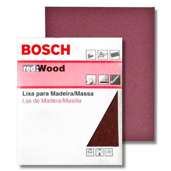 Imagem de Kit c/ 25 lixa massa/mad g100 folha 230x280mm bosch