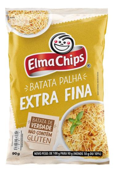 Imagem de Kit c/ 3 Batata Palha Extrafina Sem Gluten 90g Elma Chips