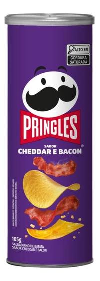 Imagem de Kit c/ 3 Batata Pringles Cheddar Bacon 105g