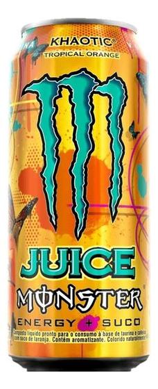 Imagem de Kit c/ 3 Bebida Energetico Monster Laranja Khaotic 473ml