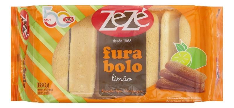 Imagem de Kit c/ 3 Biscoito Champagne Fura-Bolo Limao Zeze 180g