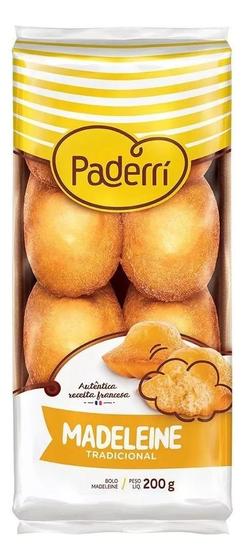 Imagem de Kit c/ 3 Bolo Madeleine Tradicional Paderri 200g