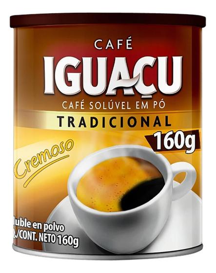 Imagem de Kit c/ 3 Cafe instantaneo Iguacu Soluvel em po tradicional