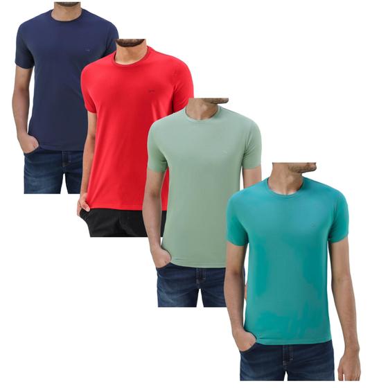 Imagem de Kit c/3 camiseta masculina básica ogochi