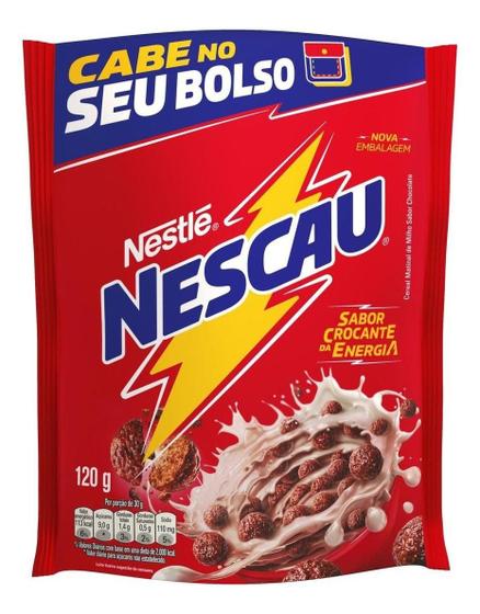 Imagem de Kit c/ 3 Cereal Matinal Nescau Sache 120g