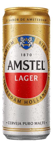 Imagem de Kit c/ 3 Cerveja Amstel Premium Puro Malte Lager lata 350ml