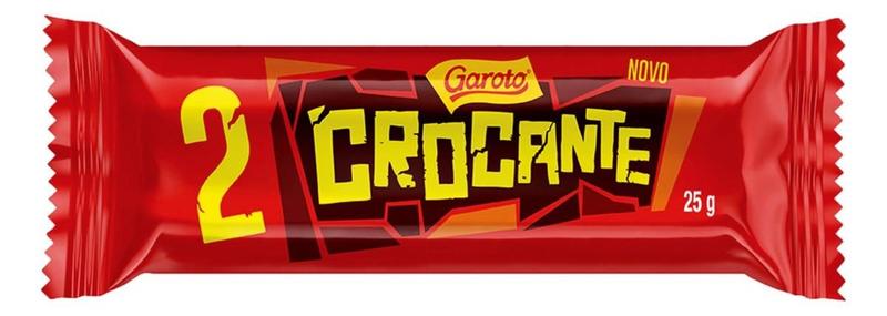 Imagem de Kit c/ 3 Chocolate Garoto Crocante