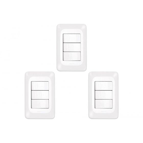 Imagem de Kit C/3 - Conjunto Pial Pop 3Simp Lgx111 Branco