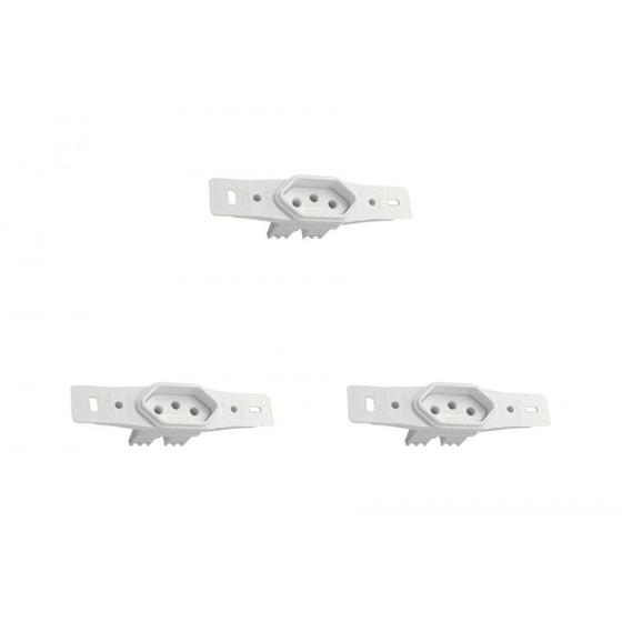 Imagem de Kit C/3 - Conjunto Radial Pollar 1901132 1Tomada 10A S/P