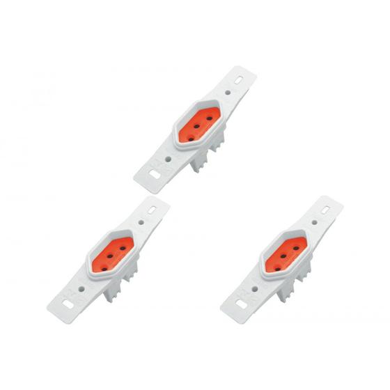 Imagem de Kit C/3 - Conjunto Radial Pollar 1901377 1Tomada 20A Vm S/P