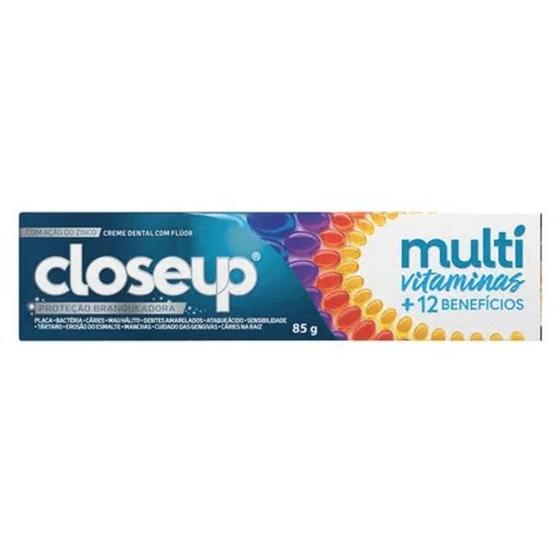 Imagem de Kit c/ 3 Creme Dental Multi Vitaminas 85g Closeup