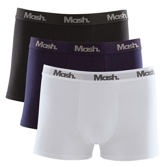 Kit C/3 Cueca Boxer Cotton Mash Ref. 111.39 Menor preço em Kit C/3 Cueca Boxer Cotton Mash Ref. 111.39