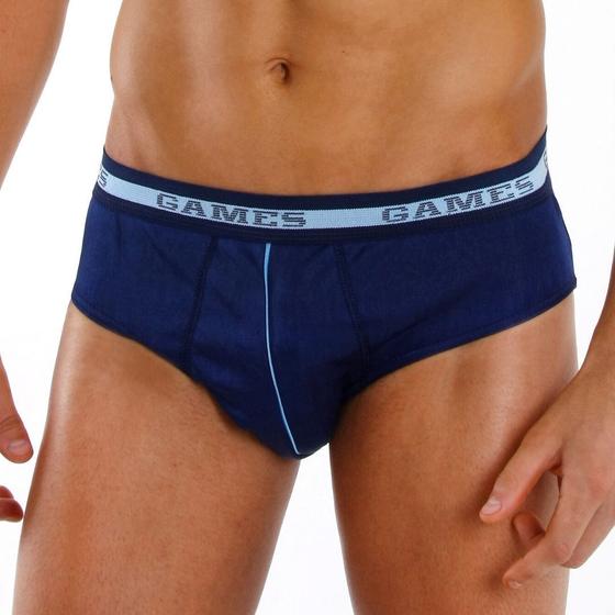Menor preço em Kit c/ 3 Cueca Slip com Elástico Reforçado Games
