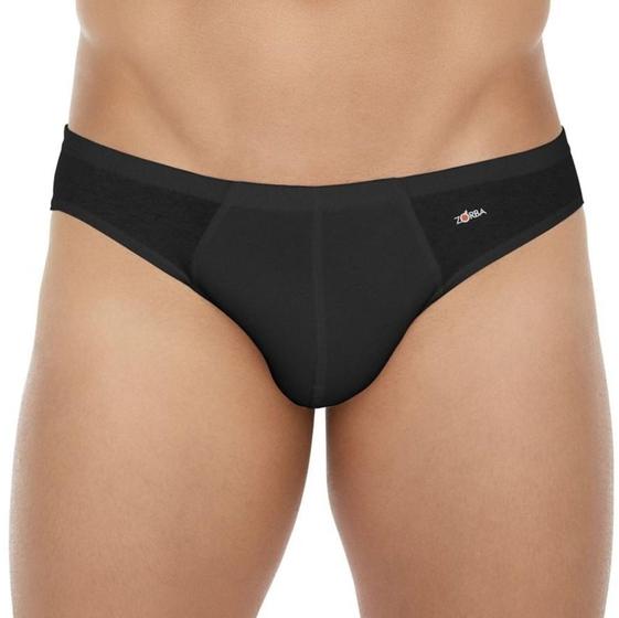 Menor preço em Kit C/3 Cuecas Slip Classica 100% Algodão Adulto Zorba 791
