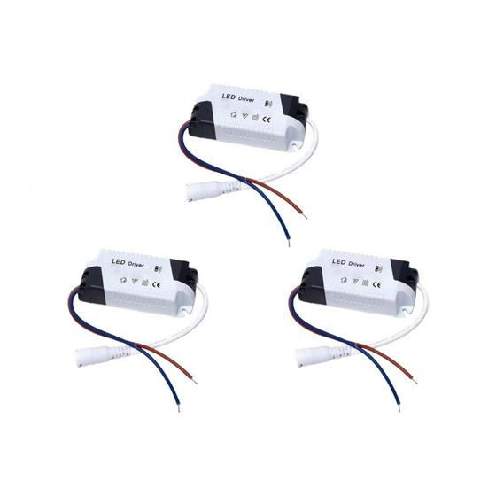Imagem de Kit C/3 - Driver Reator Fonte para Led Com Conector 48W A...