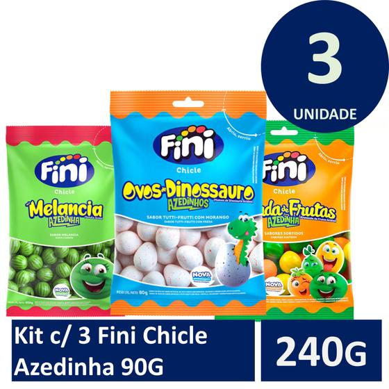Imagem de Kit c/ 3 Fini Chicle  90G