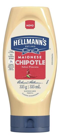 Imagem de Kit c/ 3 Hellmann's Maionese Chipotle Squeeze 335g