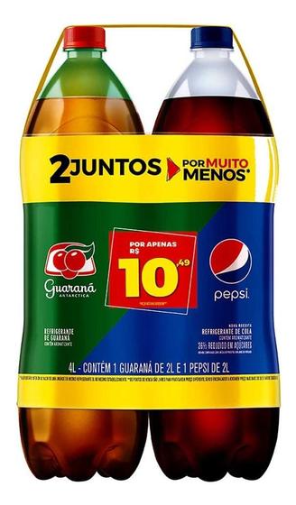 Imagem de Kit c/ 3 Kit Guarana Antarctica + Pepsi Cola 2l