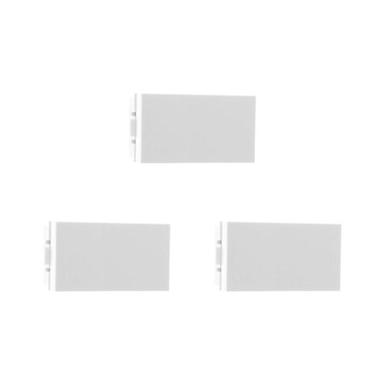 Imagem de Kit C/3 - Modulo Peesa Alfa 1402A 1 Simples  Branco