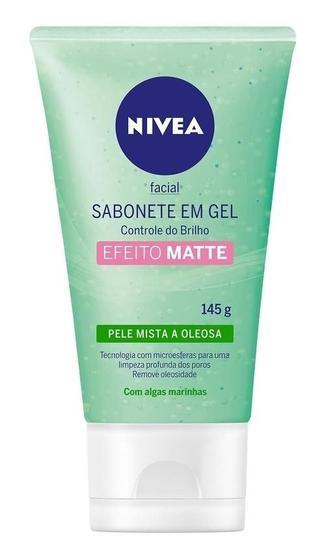 Imagem de Kit c/ 3 Nivea controle do brilho sabonete em gel facial