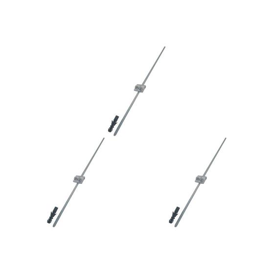 Imagem de Kit C/3 - Para-Raio Terminal Aereo Com Rosca Soberba+Gram...