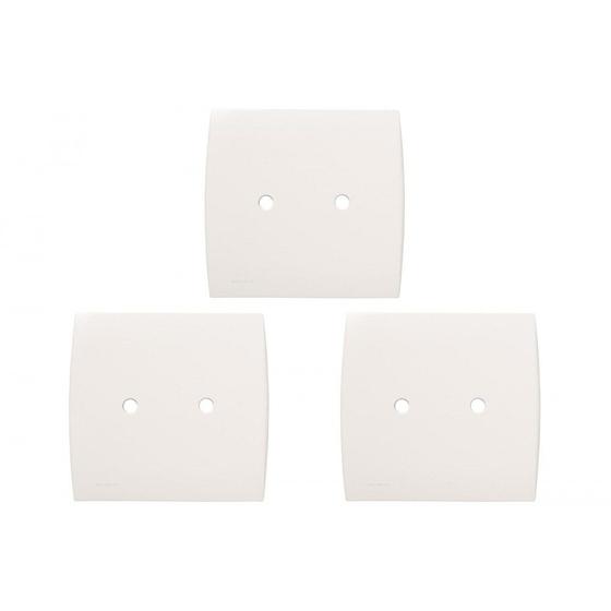 Imagem de Kit C/3 - Placa Soprano Ilus 4X4 (Cega+2 Furos)  5Tg99028