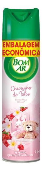 Imagem de Kit c/ 3 Refil aromatizante Bom Ar cheirinho de talco 360 ml