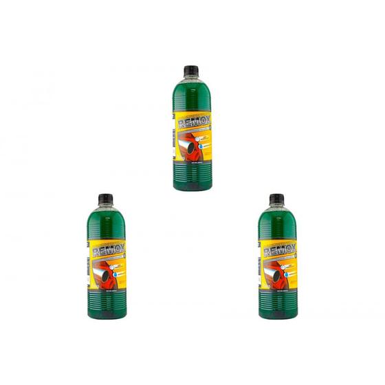 Imagem de Kit C/3 - Removedor De Ferrugem Remox 1000 Ml