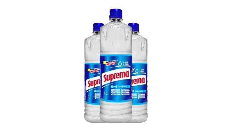 Imagem de Kit c/ 3 Removedor Suprema Multiuso - Tradicional 1 Litro