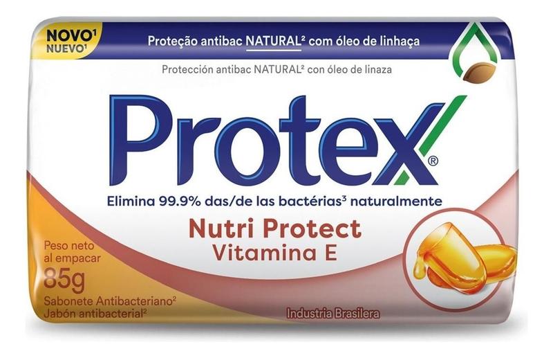 Imagem de Kit c/ 3 Sabonete Antibacteriano Barra Protex Nutri Protect