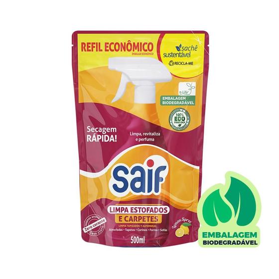 Imagem de Kit c/ 3 Sache Limpa Estofados Saif 500ml