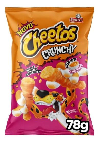 Imagem de Kit c/ 3 Salgadinho Crunchy Super Cheddar 78g Cheetos