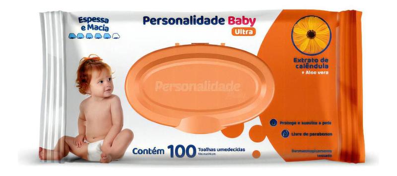 Imagem de Kit c/ 3 Toalha Umedecida Personalidade Baby Ultra Com 100