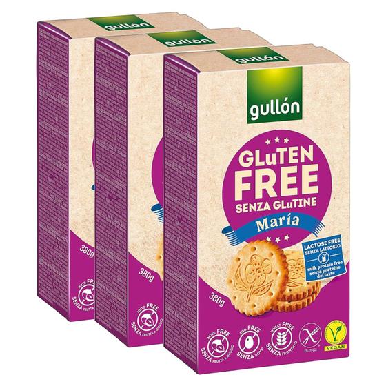 Imagem de Kit c/ 3cx Biscoito Espanhol Maria Sem Gluten GULLON 380g