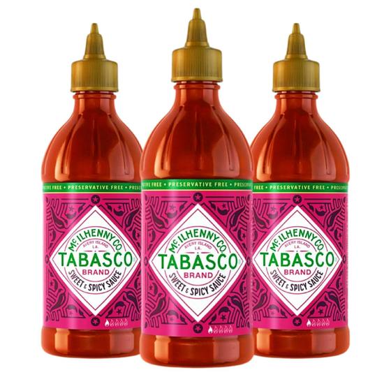 Imagem de Kit c/ 3und Molho de Pimenta TABASCO Sweet Spicy 256ml