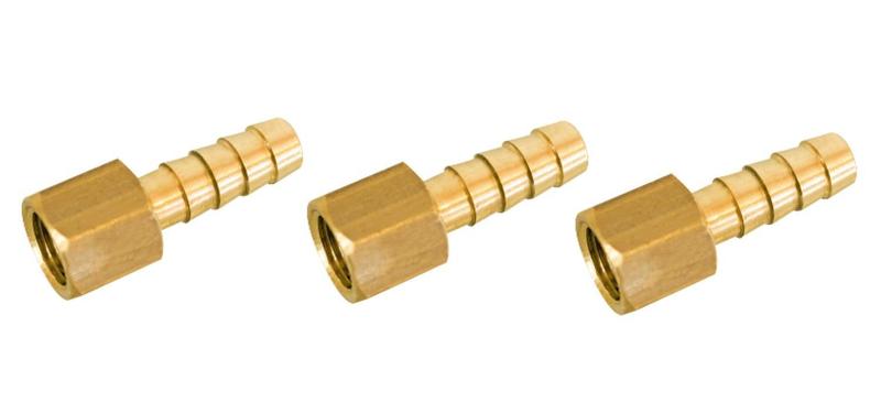 Imagem de Kit C/3x Terminal Espiga R. 1/8npt (e) X Bm 1/4