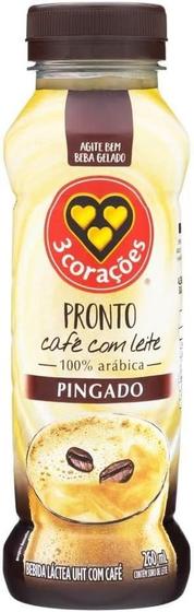 Imagem de Kit c/ 4 3 Coracoes Cappuccino Pronto Cafe Com Leite