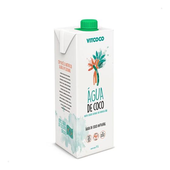 Imagem de Kit c/ 4 Agua De Coco Integral Vitcoco 1 Litro