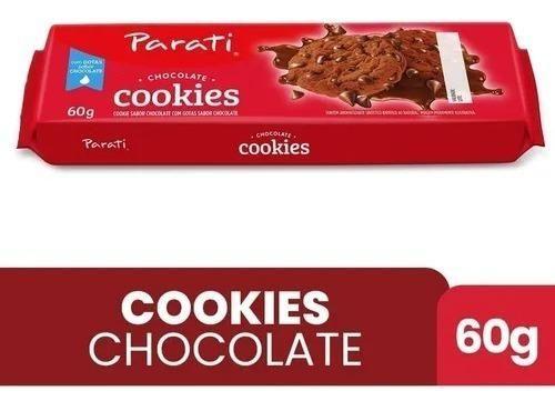 Imagem de Kit c/ 4 Biscoito Cookie Parati chocolate gotas de