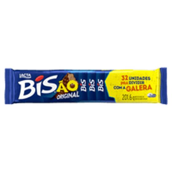 (Kit c/4) Biscoito lacta wafer bisão chocolate laka original Menor preço em (Kit c/4) Biscoito lacta wafer bisão chocolate laka original