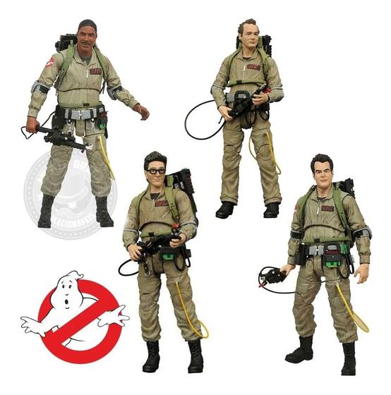 Imagem de Kit C/4 Bonecos Ghostbusters Peter/ray/egon/winston Diamond